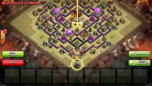 colocar tropas en clash of clans