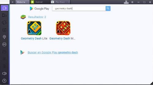buscar-geometry-dash-en-bluestacks