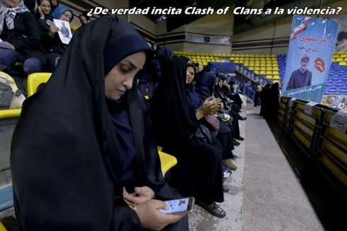 irán prohibe clash of clans