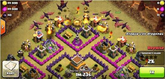 ataque-dragones-clash-of-clans